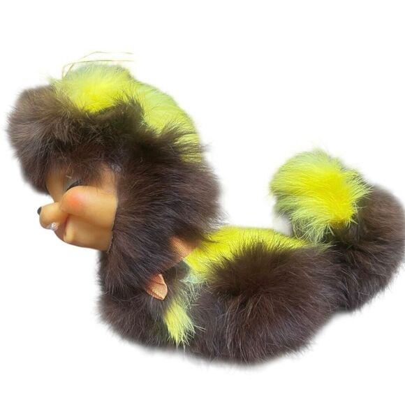 Vintage Rushton Rubber Faced Skunk Hanging Yellow Ornament 1950’s Rare Toy Anima - Picture 10 of 12